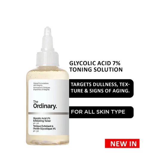 THE ORDINARY- GLYCOLIC ACID 7% TONING SOLUTION 240ML