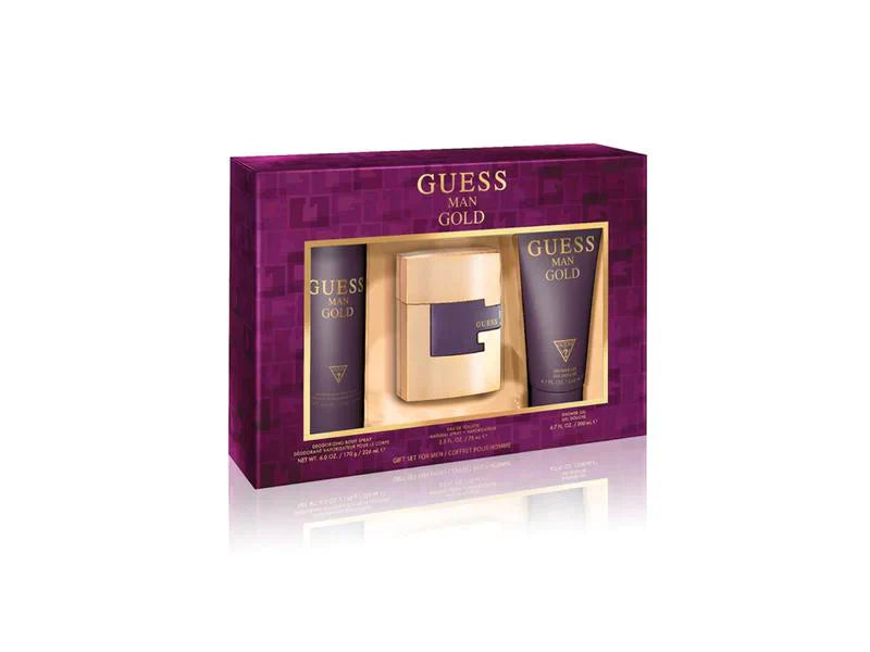 GUESS GOLD MEN EDT 3S SET