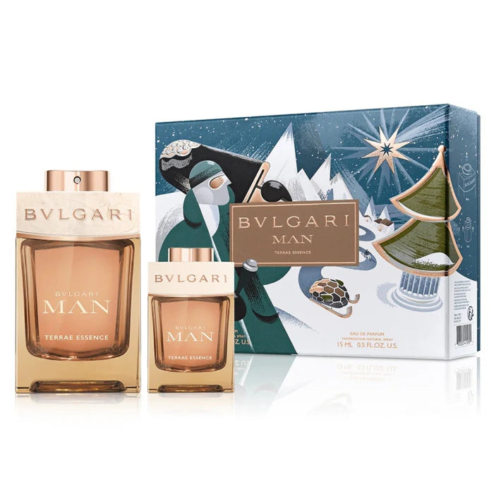 BVLGARI MAN TERRAE ESSENCE MEN SET (EDP 100ML+EDP 15ML)