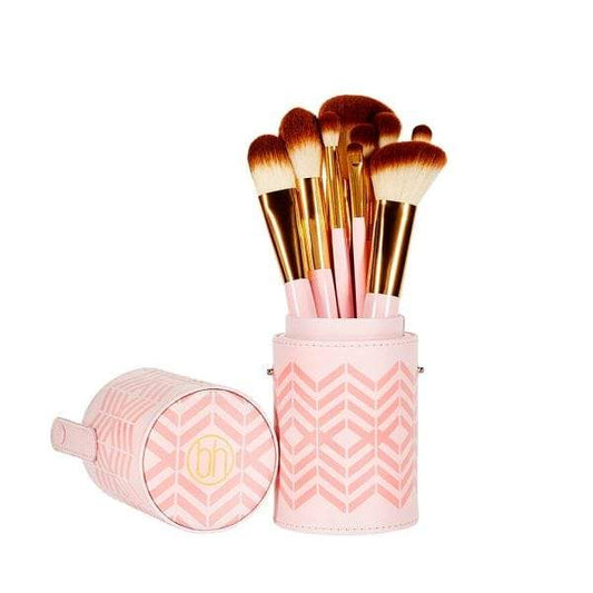 BH Cosmetics - Pink Perfection 10 Piece Brush Set With A Box