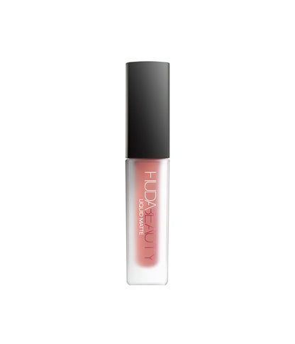 HUDA BEAUTY MINI LIQUID MATTE ULTRA-COMFORT TRANSFER-PROOF LIPSTICK Shade- Trophy Wife