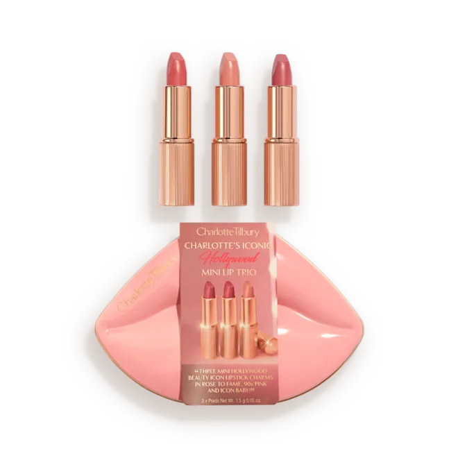Charlotte Tilbury - Mini Iconic Hollywood Lipstick Trio Gift Set