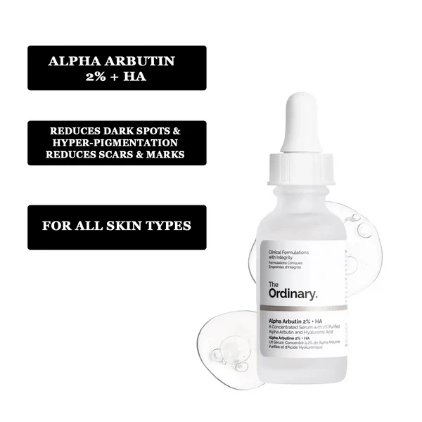 The Ordinary Alpha Arbutin 2% + HA Concentrated Serum 30ml